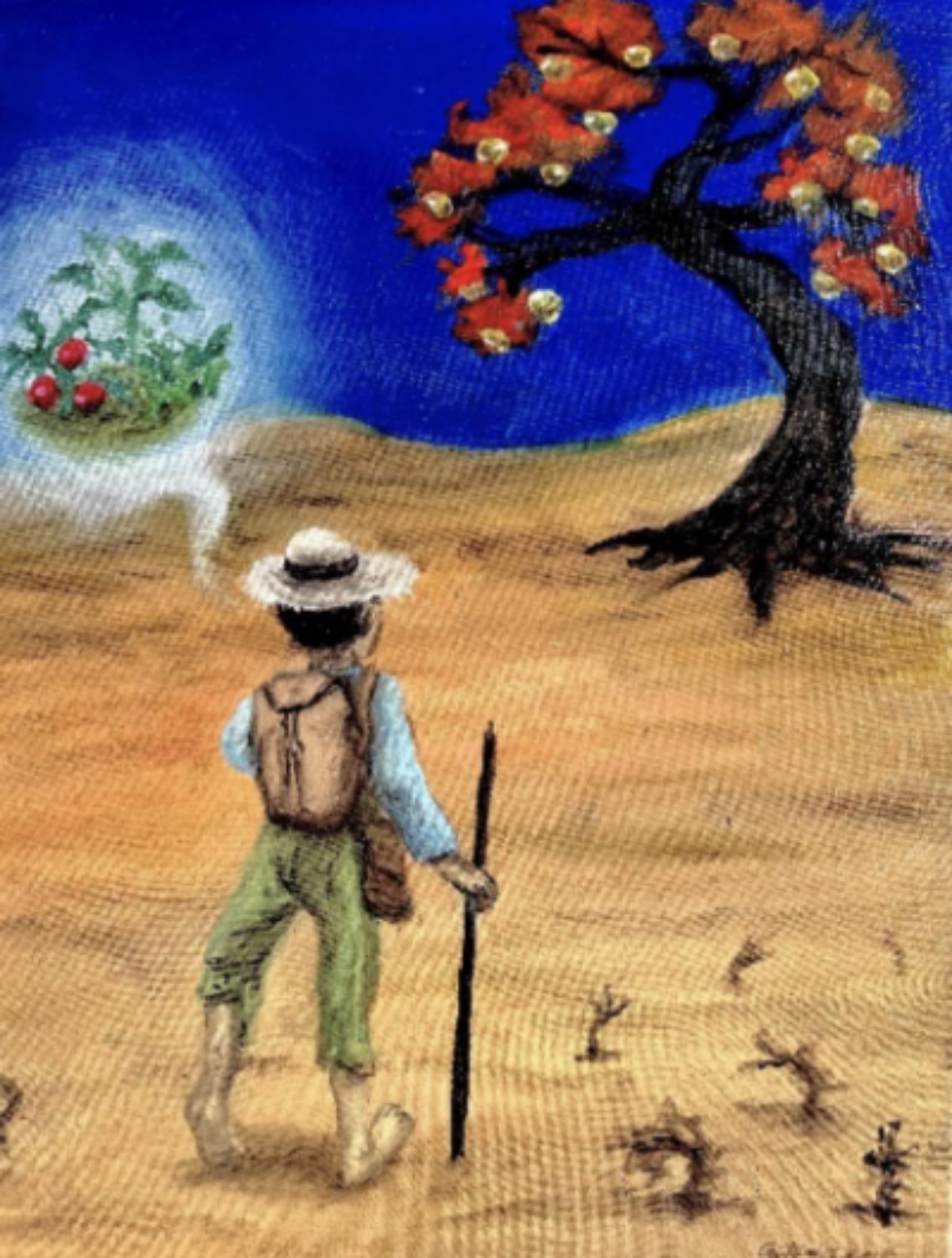 A árvore mágica no deserto