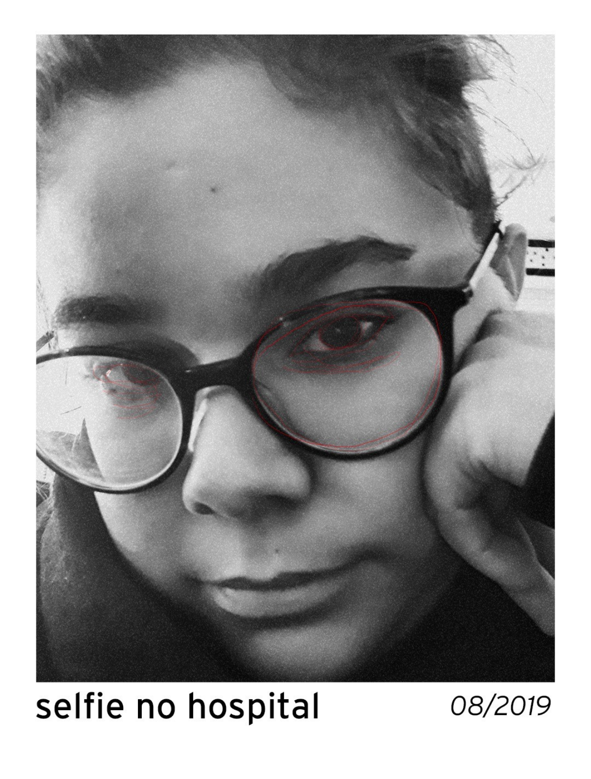 selfie no hospital